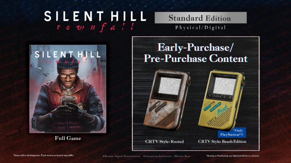 Standard Edition promotional graphic marked Physical/Digital with two CRTV cosmetic styles